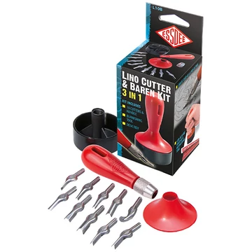 Essdee '3 az 1-ben' linómetsző készlet, 10 darabos