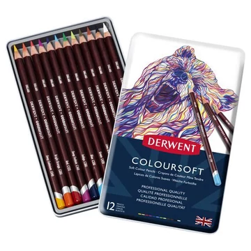 Derwent Coloursoft Ceruza - 12 darabos készlet