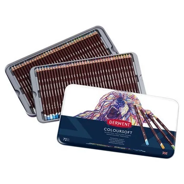 Derwent Coloursoft Ceruza - 72 darabos készlet
