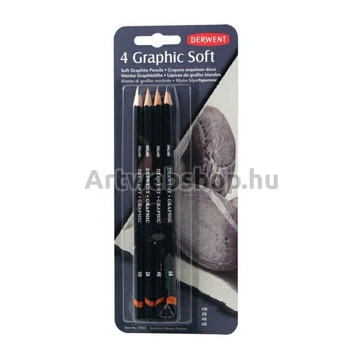 Derwent Grafitceruza - 4 darabos készlet (SOFT)