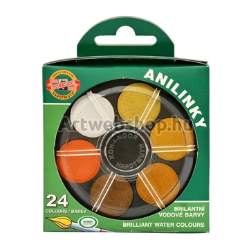 Anilinky Akvarellfesték - 24 darabos készlet