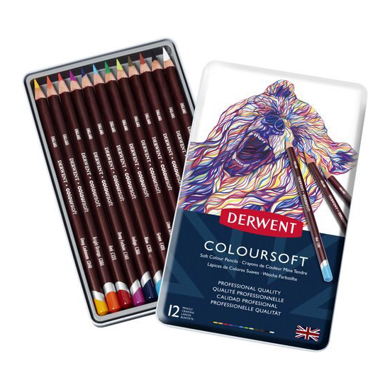 Derwent Coloursoft Ceruza - 12 darabos készlet