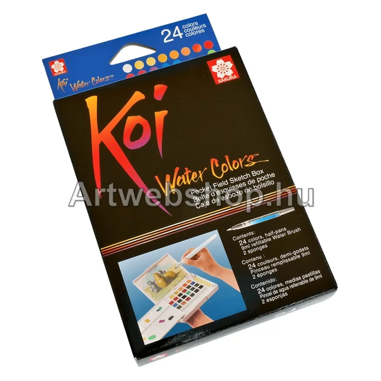 Koi Akvarellfesték - 24 darabos készlet