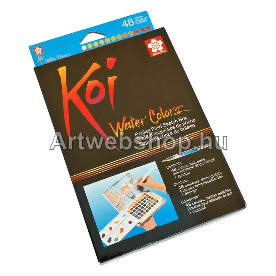 Koi Akvarellfesték - 48 darabos készlet